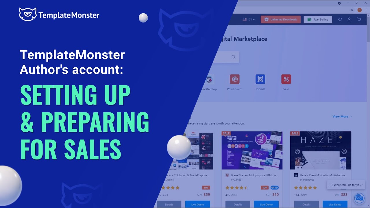 How to Set Up Author&rsquo;s Account on TemplateMonster Marketplace - Author's Guide