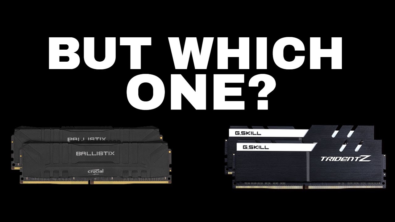 RAM Talk: Crucial Ballistix vs G.Skill Trident Z NEO