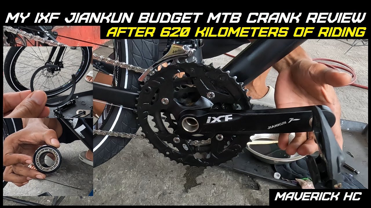 My Review of IXF Jiankun Budget Hollowtech MTB Crank after 620 Kilometers of Riding