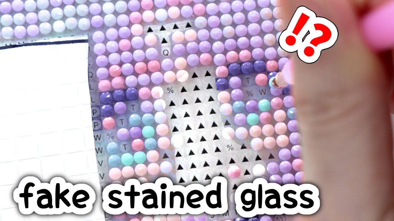 Diamond Art Painting AND Painting on GLASS!?