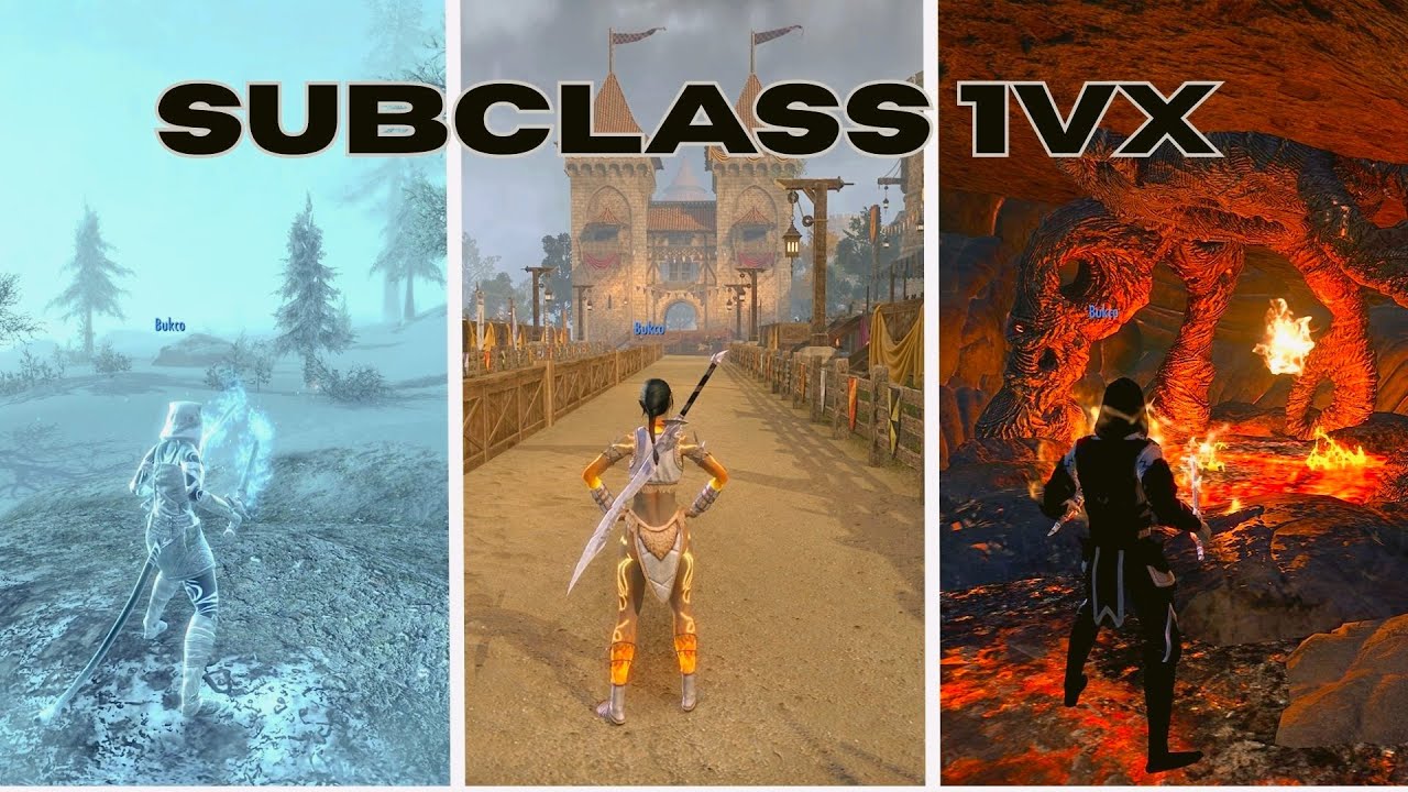 Subclassing 1vX ESO PvP