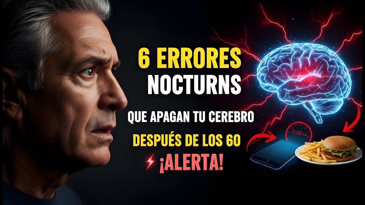 6 errores nocturnos que dañan tu cerebro después de los 60
