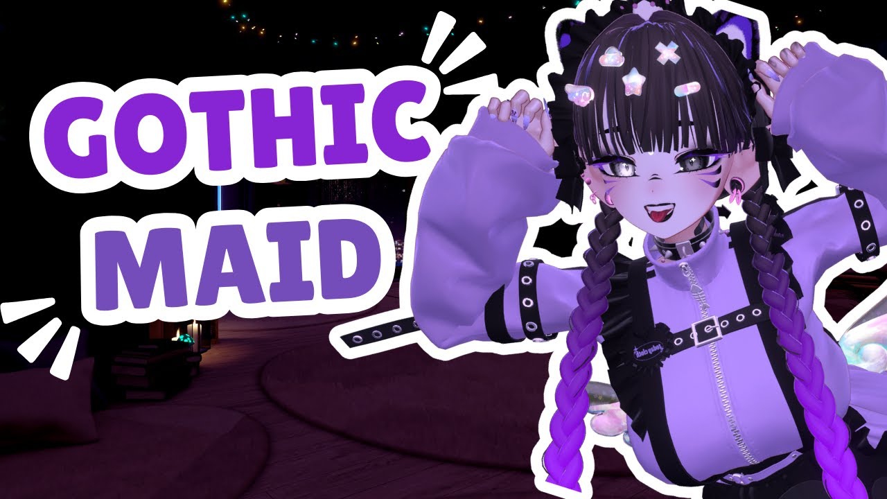 VRCHAT Gothic Maid Follows You Home
