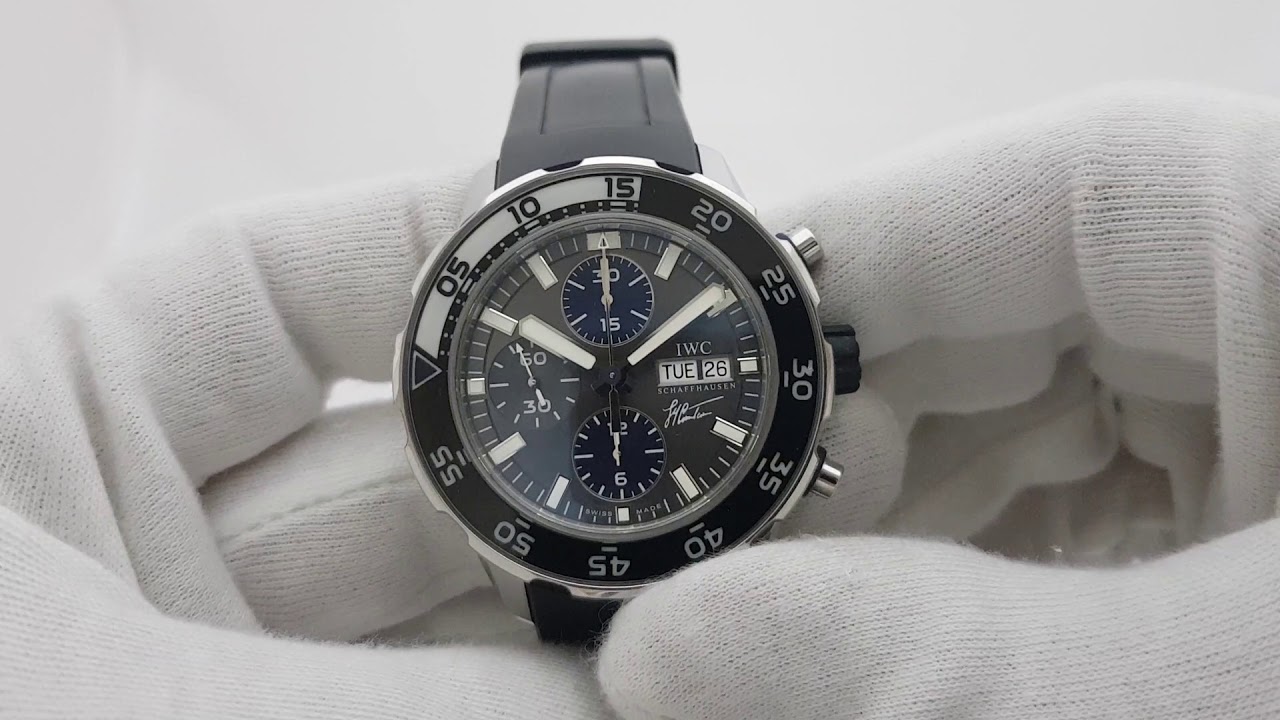 Обзор часов IWC Aquatimer Jacques-yves Cousteau IW376706