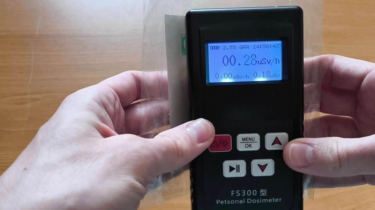 Dosimeter Geiger counter FS300 Dozymetr Licznik Geigera Radioactive
