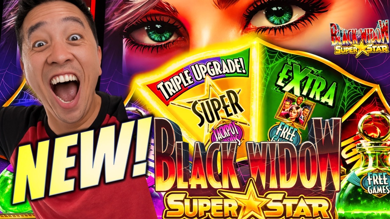 ★NEW SLOT!★ THE NEW BLACK WIDOW IS AMAZING!!! TRIPLE POP! 😍 BLACK WIDOW SUPERSTAR Slot Machine (IGT)