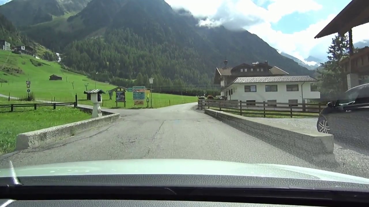 Fahrt von Längenfeld nach Gries (Ötztal)