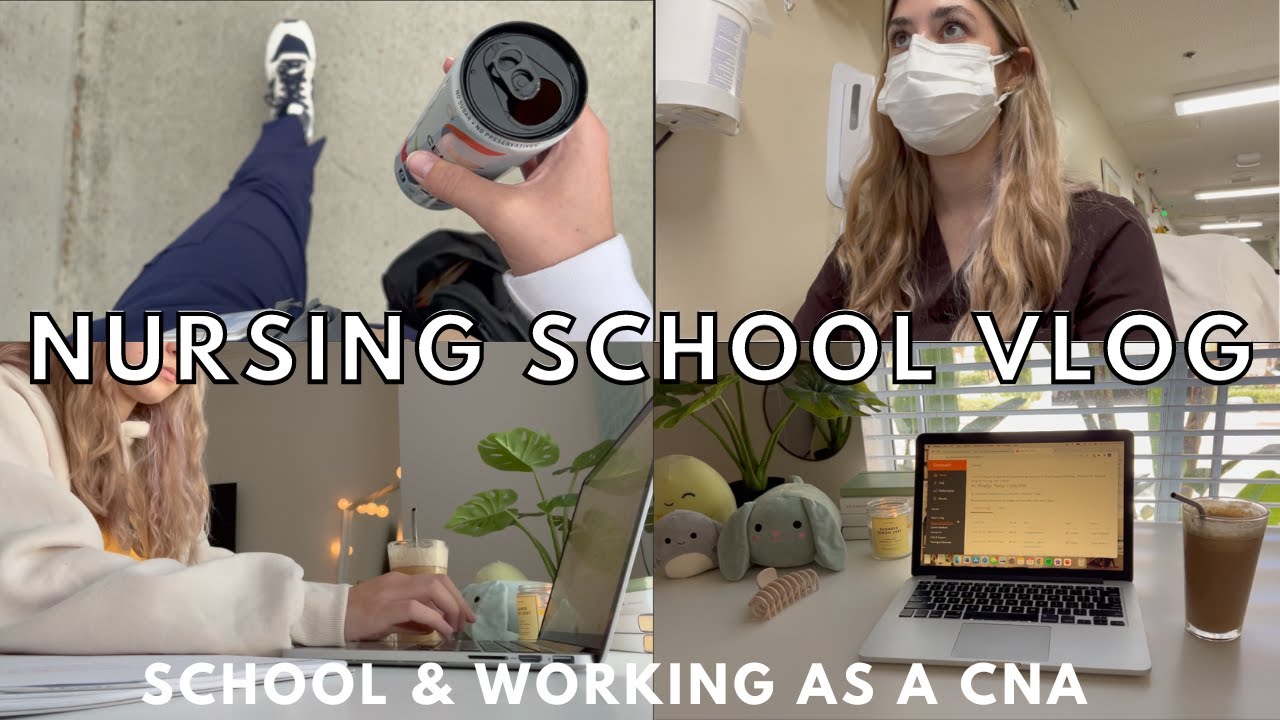NURSING SCHOOL VLOG | A few days balancing work and school