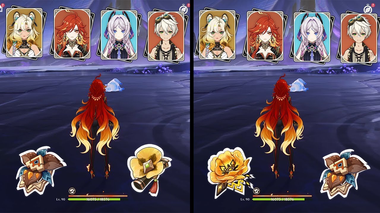 Mavuika Premium Team Artifacts - Archaic Petra vs Millelith Comparison | Genshin Impact