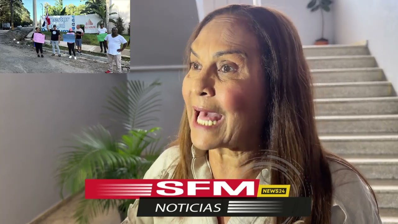 Ahora mismo la gobernadora de la provincia Duarte le responde a la moradores de la guama en SFM 