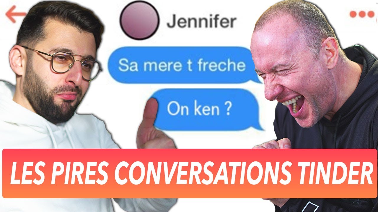 On réagit aux pires conversations Tinder