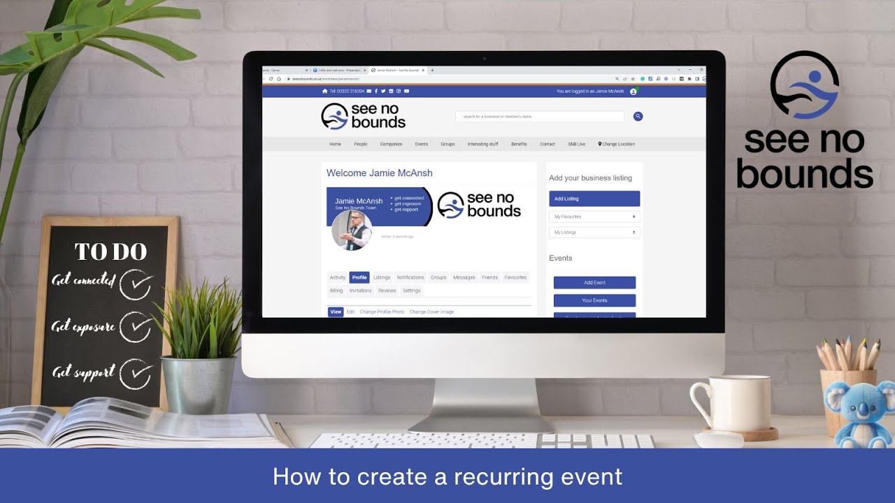 How to create a recurring event