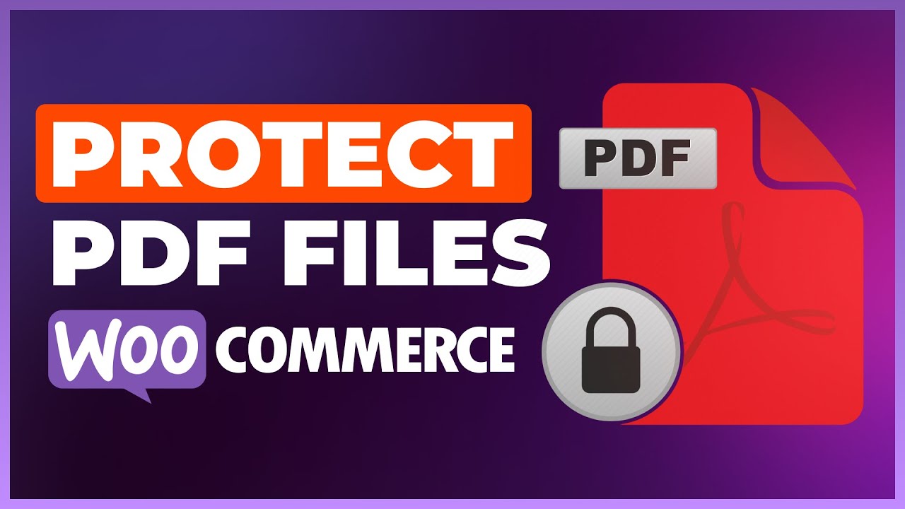 Watermark in PDF Files on WooCommerce (Protection Against Copying and Modification)