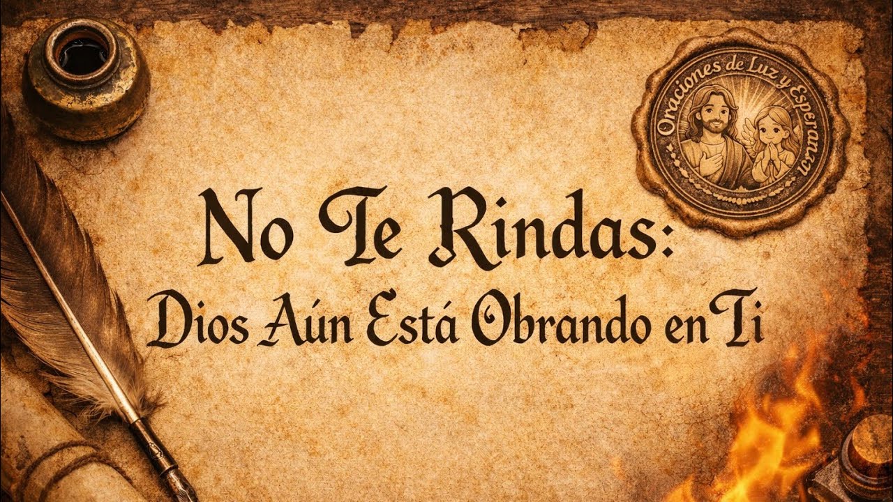 No Te Rindas: Dios Aún Está Obrando en Ti 🙏🔥 Mensaje Motivacional de Fe y Propósito