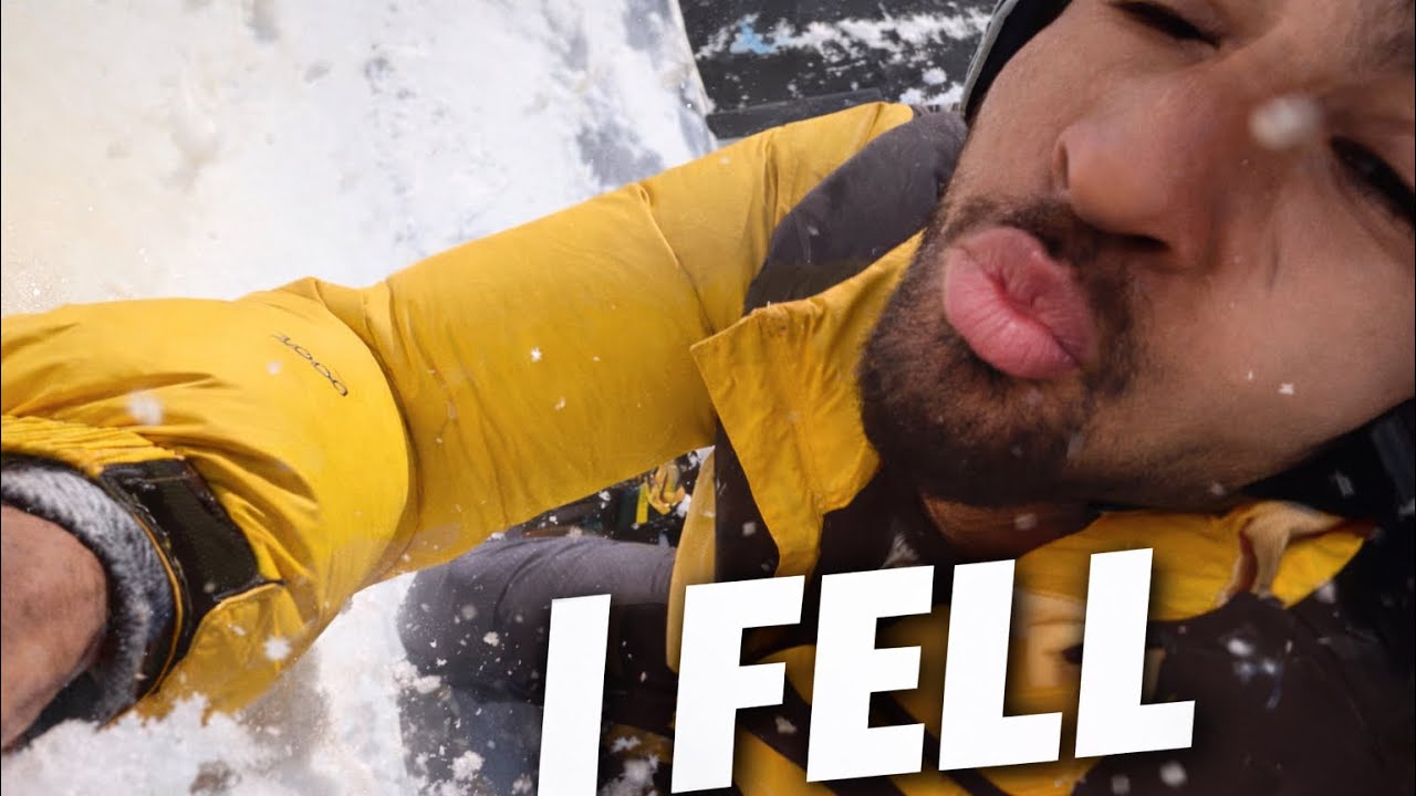 Learning Snowboarding Without Instructor ❄️ Day 3 Was Brutal