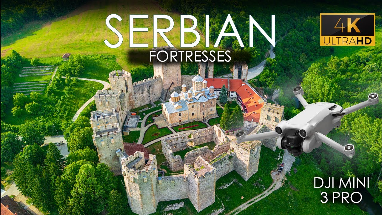 4K - Drone Journey Over Serbia's Majestic Fortresses