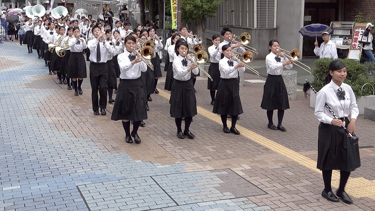 2019.09.20 東海大学付属大阪仰星高等学校吹奏楽部／枚方市「秋の交通安全運動」啓発イベント（パレード・式典）