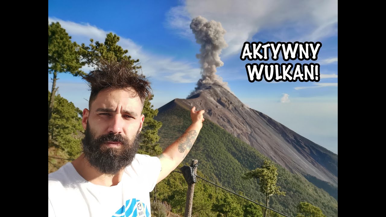 GWATEMALA - NOCLEG NA SZCZYCIE WULKANU