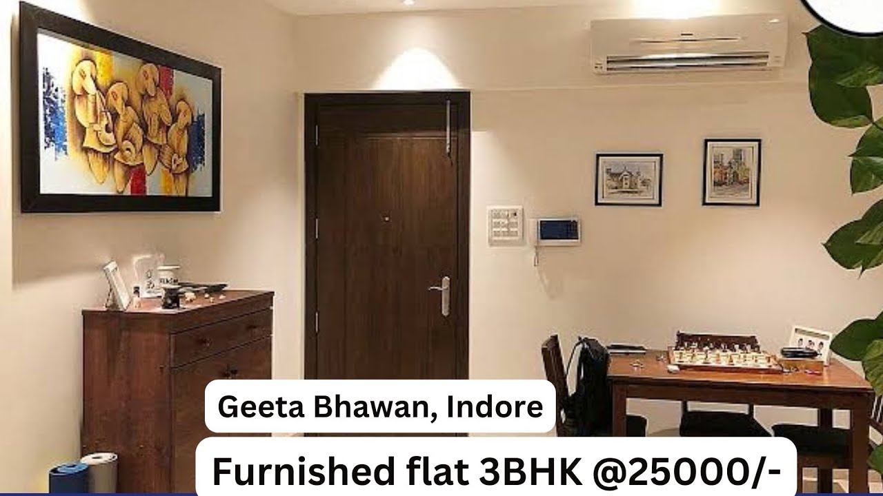2BHK semi furnished flat for RENT | Geeta Bhawan, Indore @ 30k (call 9303215006) #viral