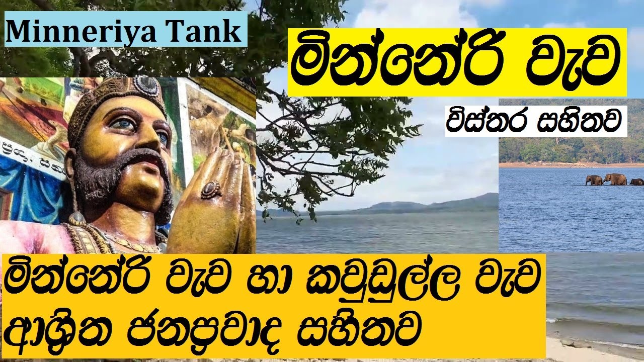 මින්නේරිය වැව|minneriya|minneri wewa wisthara-gana thorathuru|minneriya sinhala|minneri deviyo