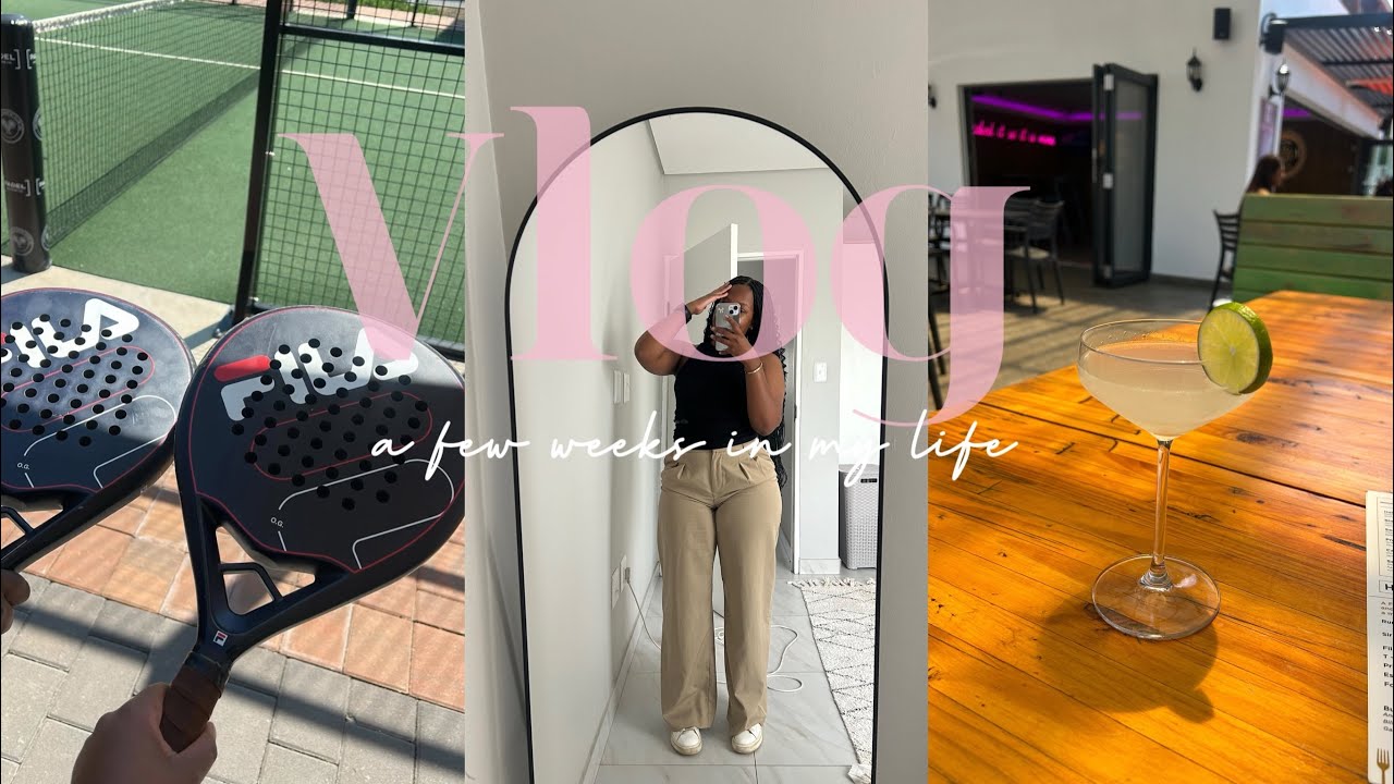vloggy vlog 💋: padel, brunch, passport & lots of yapping | South African Youtuber 🇿🇦