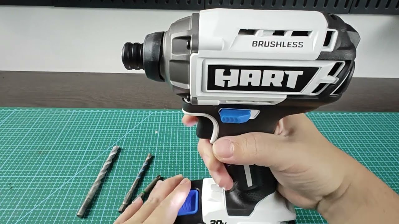 How To Put Drill Bit In Hart Impact Driver