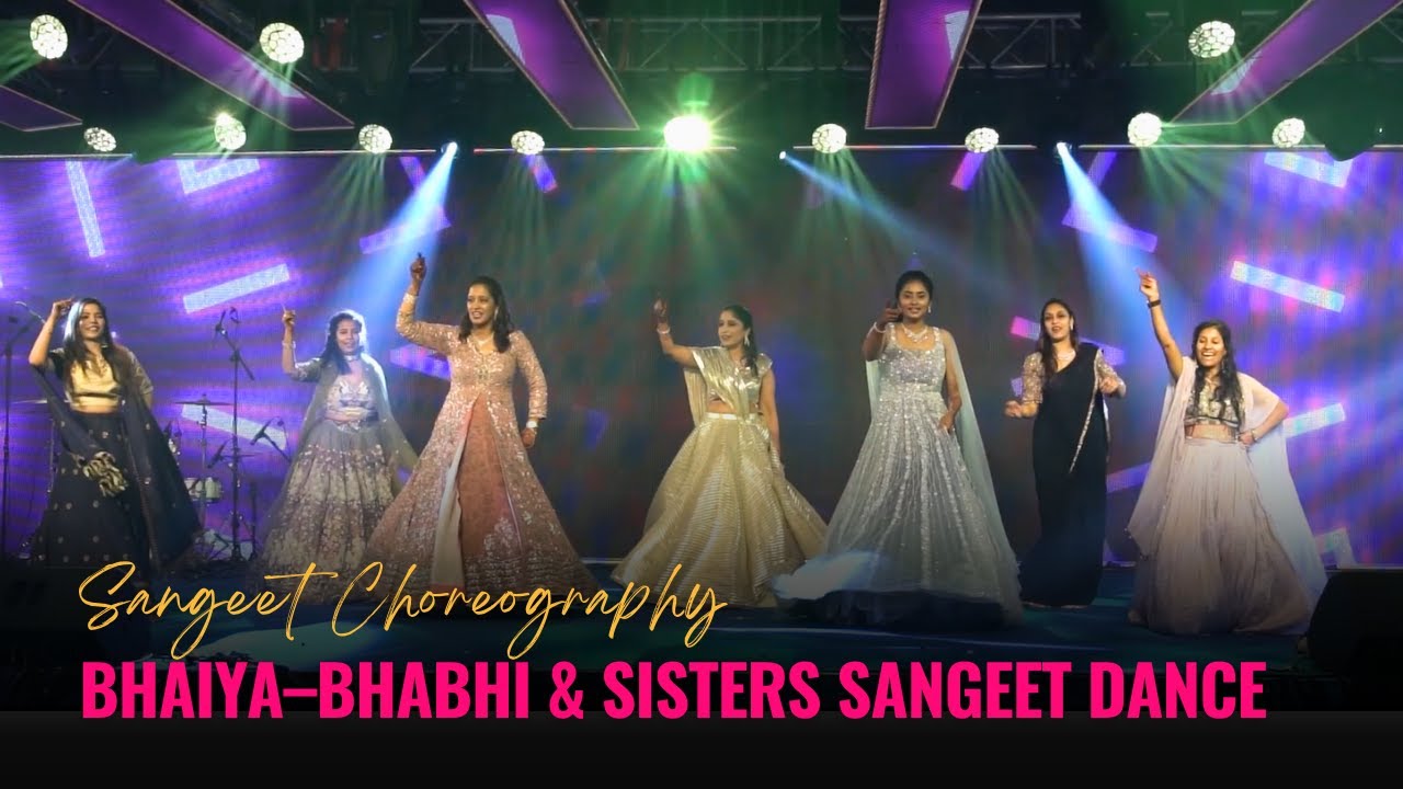 Bhaiya–Bhabhi & Sisters Sangeet Dance | Vaibhav & Muskan Wedding | Tejas Thakkar Choreography