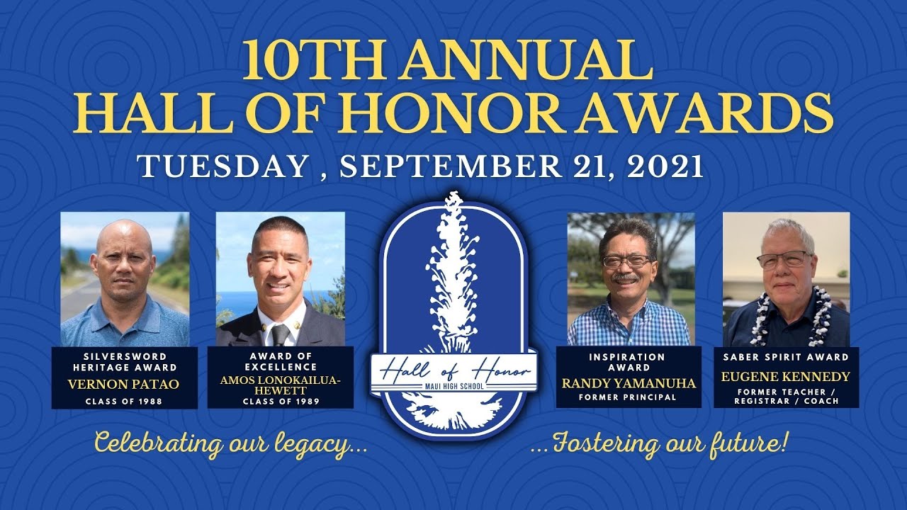 2021 Hall of Honor Awards LIVESTREAM