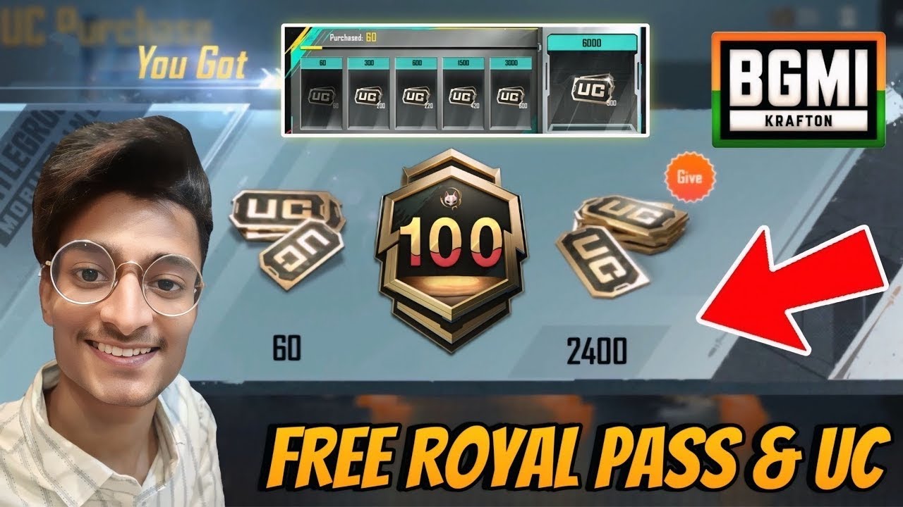 😍TRICK 60UC ROYAL PASS IN BGMI - UNLIMITED UC EARN TIPS & TRICKS - FREE A18 ROYAL PASS LIVE PROOF