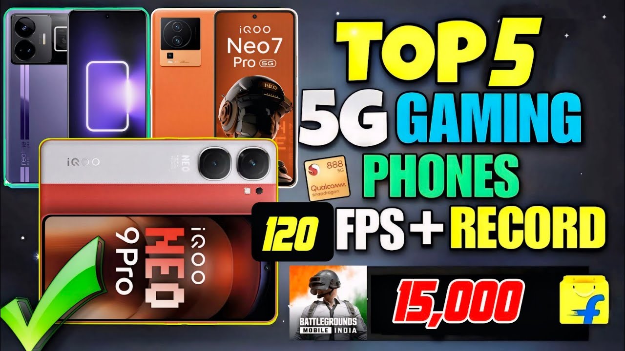 Top 5 Best second hand Gaming phones under 15000😦 | 120 FPS gaming phone under 15000