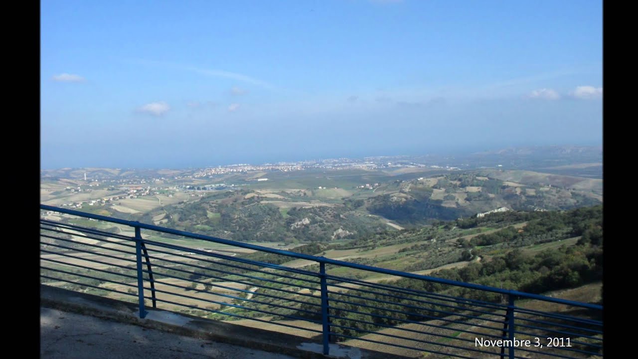 Vasto Marina, San Salvo Marina, paese di Lentella, paese di Scerni, Mare. Novembre 3-7 2011