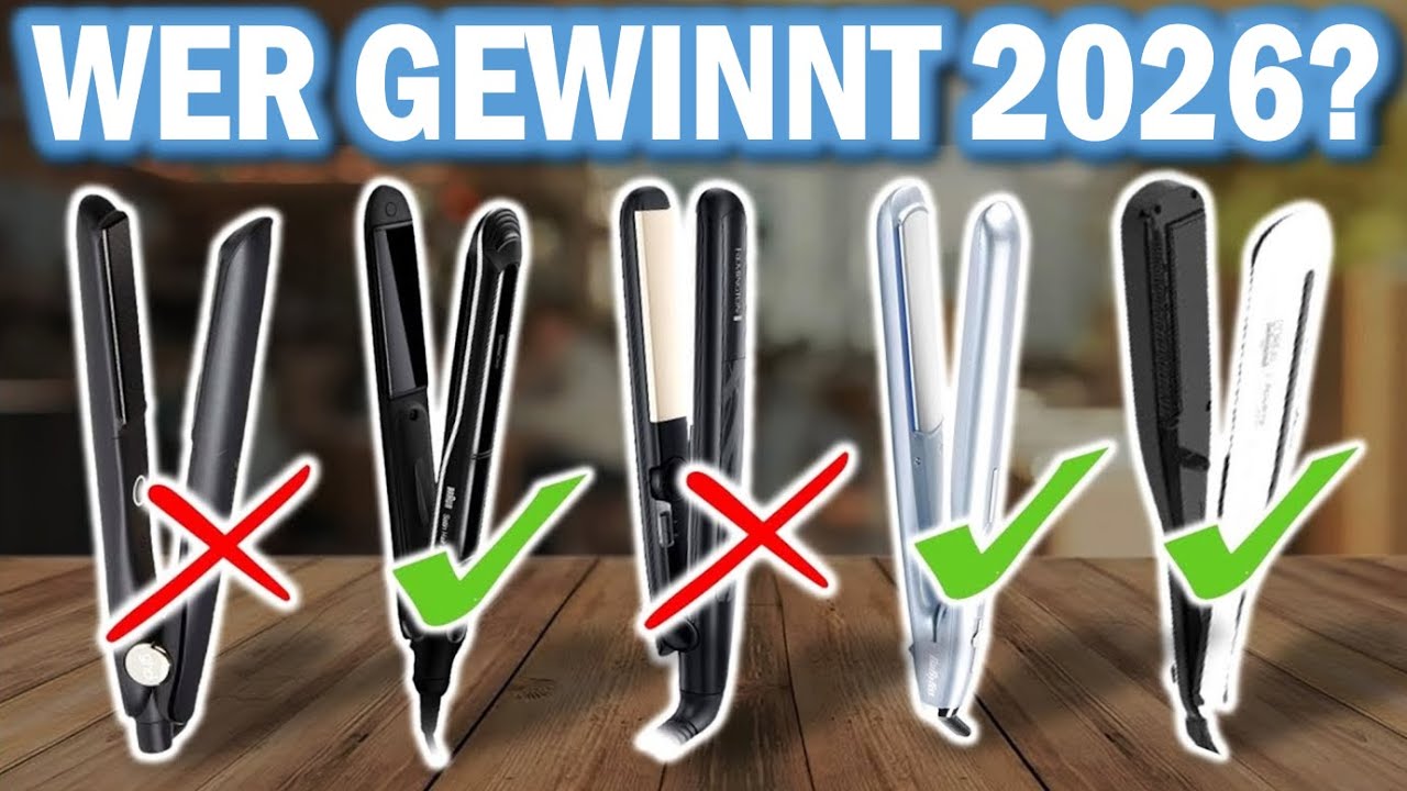 TOP 5 GLÄTTEISEN 2026🔥 | Die Besten Haarglätter & Glätteisen Vergleich