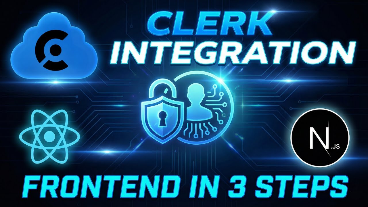Clerk Integration in your Frontend Project in Just 3 Steps