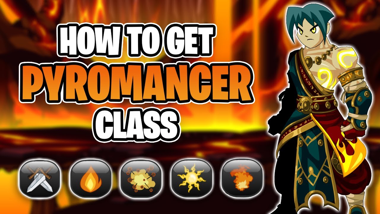 How To Get The Pyromancer Class - AQW