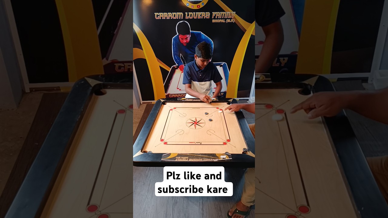 Top my new carrom trick shot Trends This Year carrom learning and coaching #carrom #shorts #viral🔥