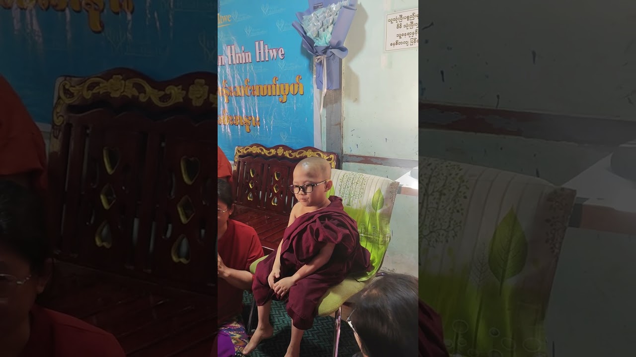 ကိုရင်လေးရှင်ဥတ္တမသာရ တပ်ကုန်းမြို့ ဒီဇိုင်နာနှင်းနှင်းထွေးအိမ်သို့ ကြွရောက်စဥ်🙏🙏🙏