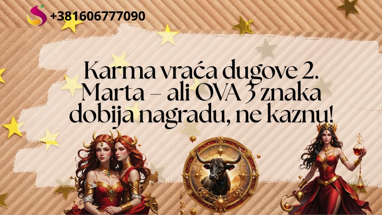 Karma vraća dugove 2. Marta – ali OVA 3 znaka dobija nagradu, ne kaznu!