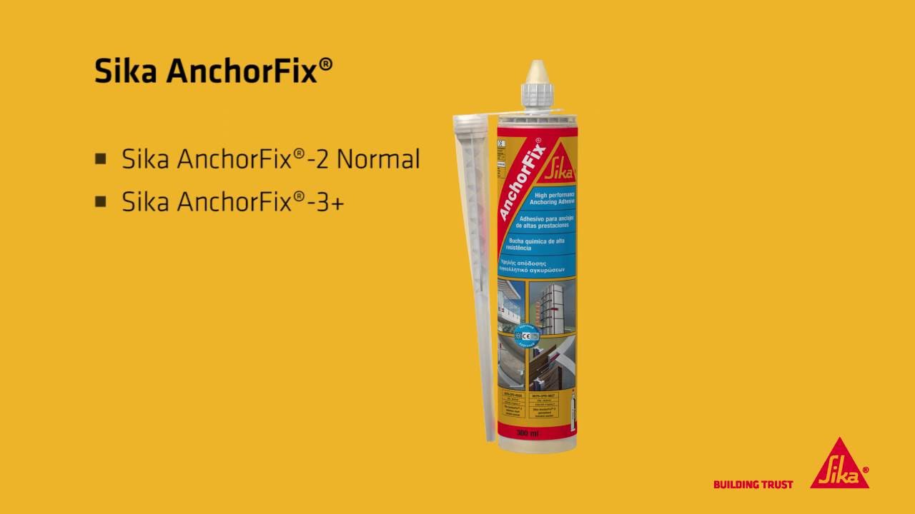Chemická tekutá kotva Sika AnchorFix® - VLEPOVÁNÍ OCELOVÉ BETONÁŘSKÉ VÝZTUŽE