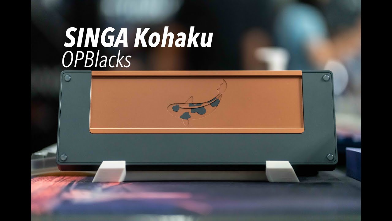 SINGA Kohaku with Lubed OPBlacks Typing Sounds