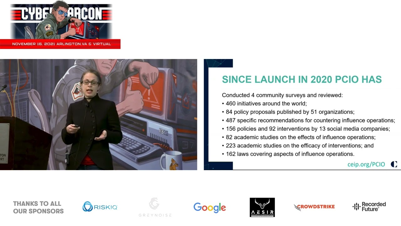 Influence Operations: What is Known and What Isn't? | CYBERWARCON 2021
