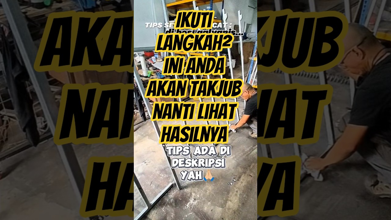 Tips cat besi galvanis agar awet dan nempel dengan kuat