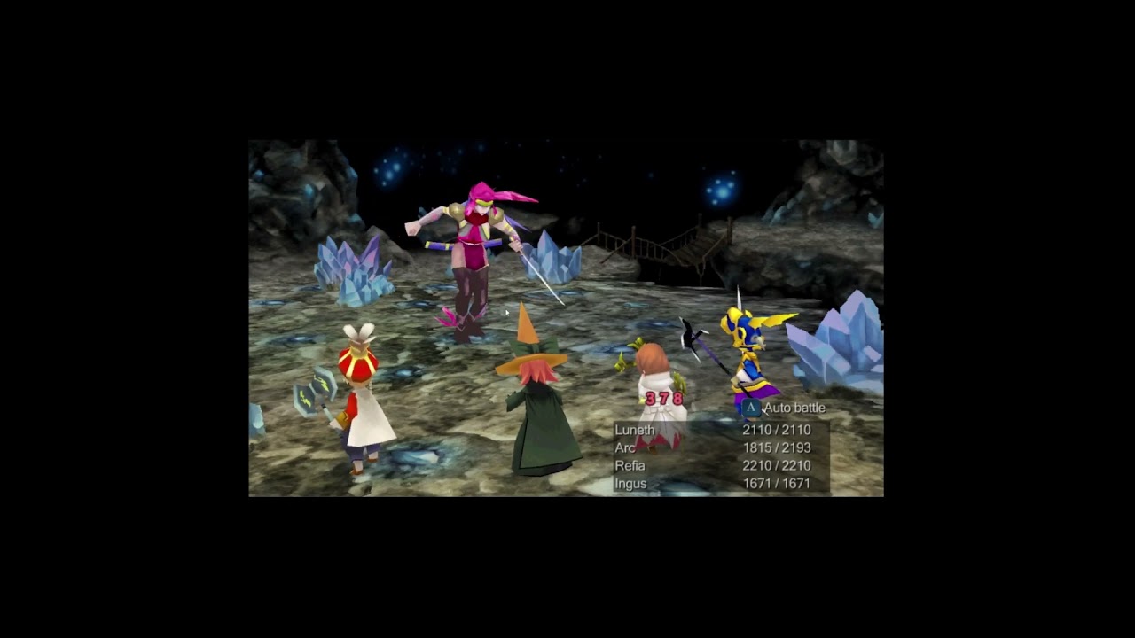 Huh, she can hit 3 times! #finalfantasy #ff3 #retrogaming #finalfantasy3 #finalfantasy3remake