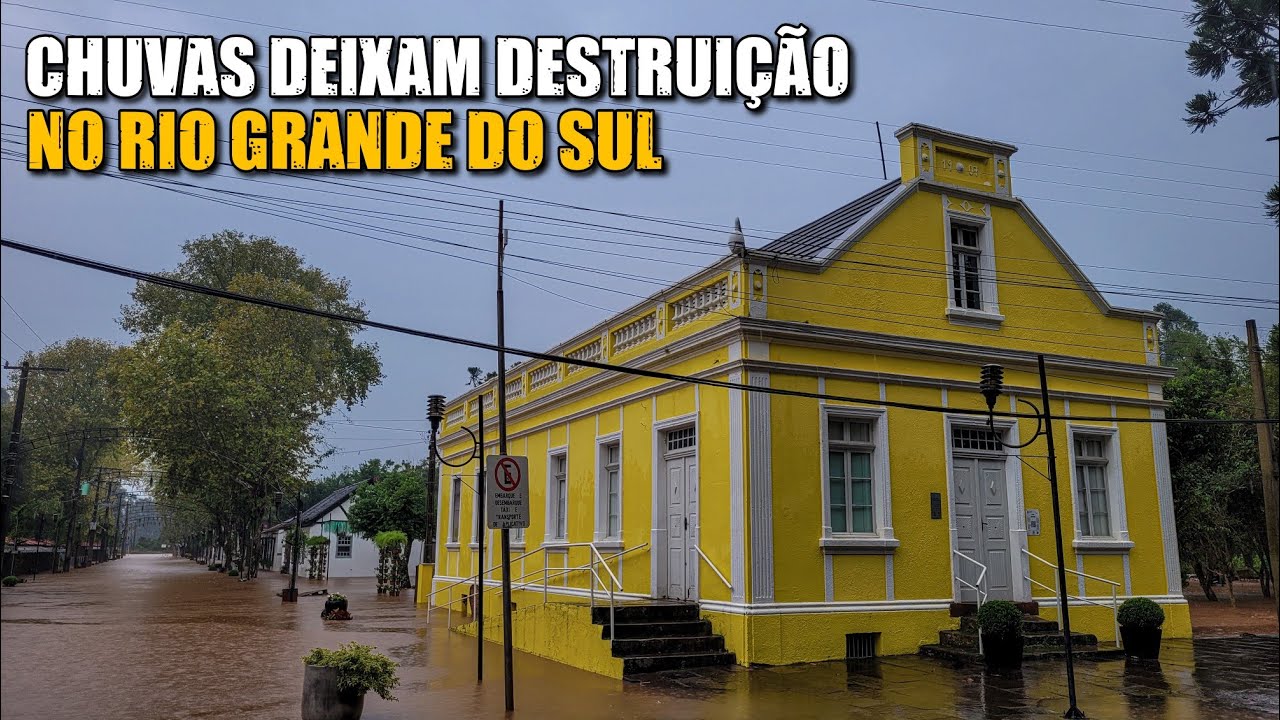 CHUVAS CAUSAM DESTRUIÇÃO E M0RTES NO RIO GRANDE DO SUL!