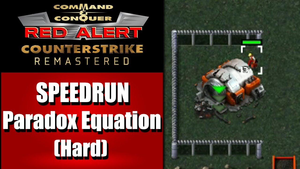 SPEEDRUN: Paradox Equation (Hard) - Command and Conquer Red Alert Counterstrike Remastered