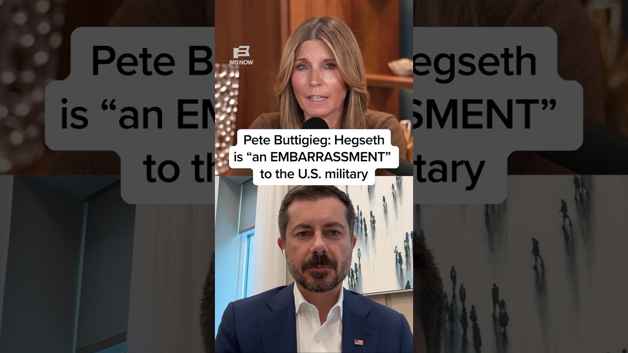 Pete Buttigieg: Hegseth is 'an EMBARRASSMENT' to the U.S. military
