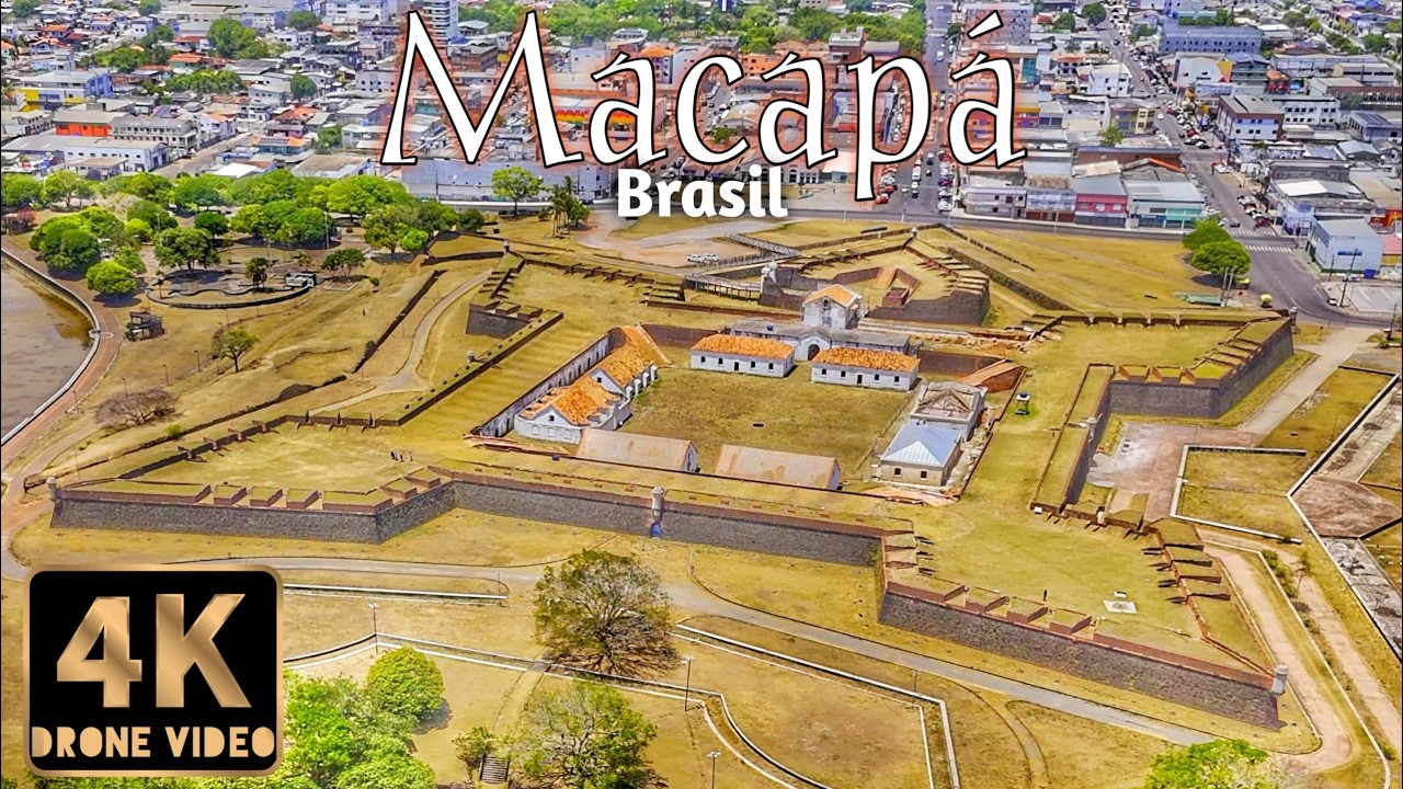 Macapá, Amapá, Brasil 4K HDR Drone