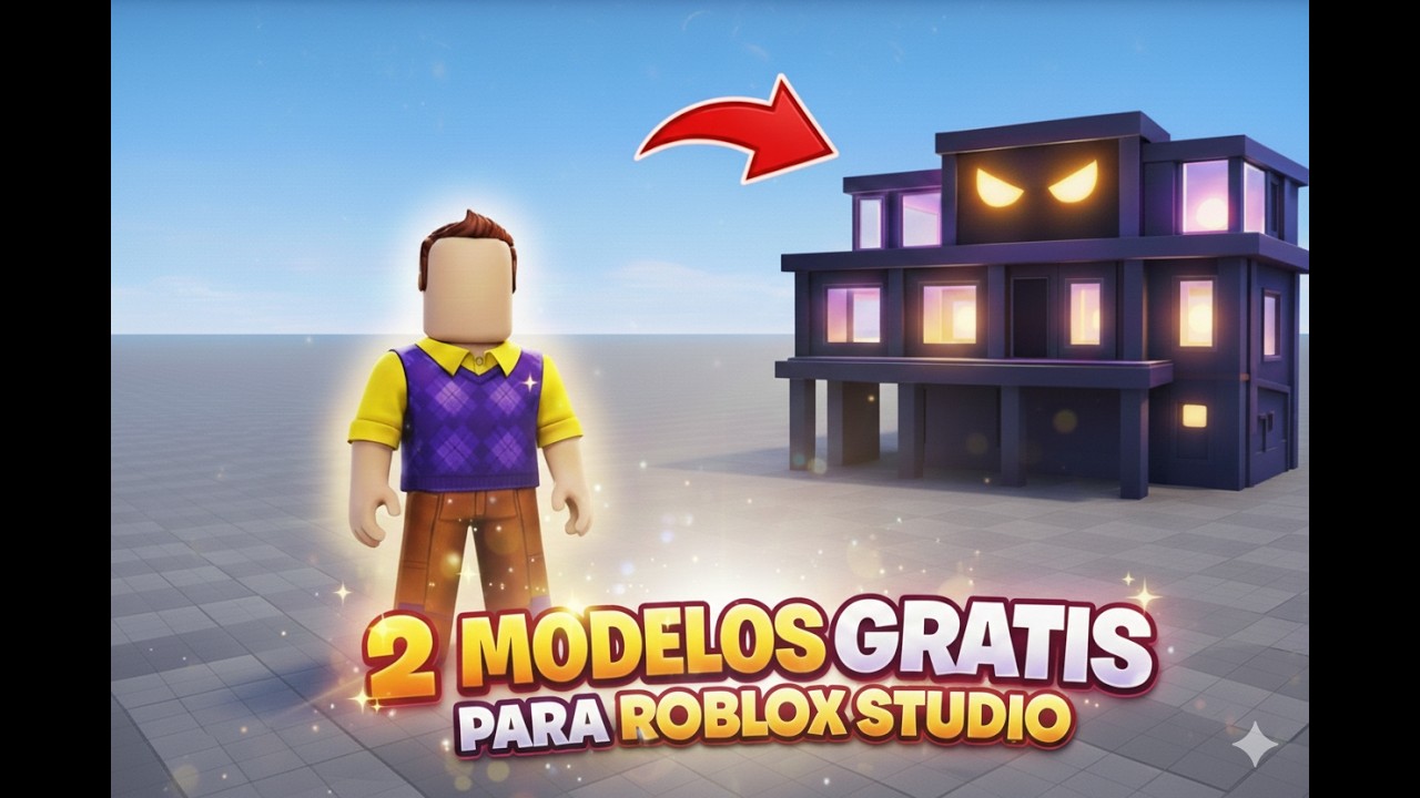 ¡REGALO MIS MODELOS! 🎁 Hello Neighbor + MODELO SECRETO en Roblox Studio