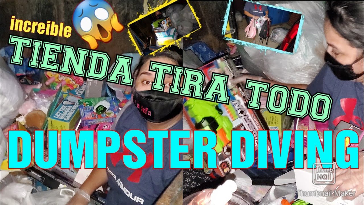 ♻️Increible😱 TIENDA TIRA Toda La Mercaderia a la Basura.#2/Dumpster Diving/Lo Que Tiran en USA 🇺🇸