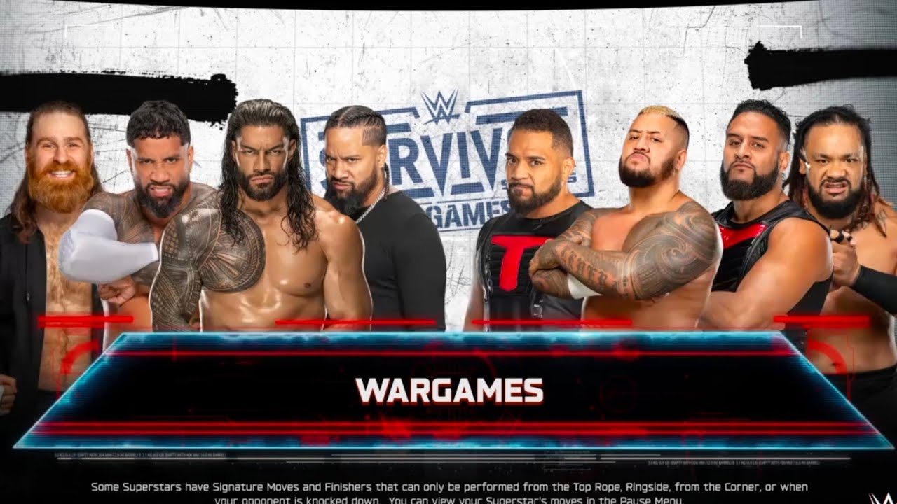 WWE 2K25 - The 'New' Bloodline vs The 'OG'Bloodline - War Games Match || 4K60