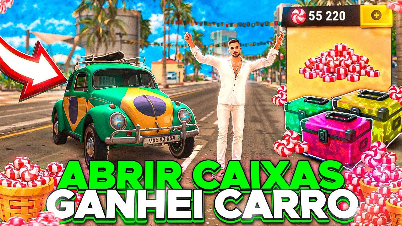 GANHEI O NOVO CARRO ABRINDO CAIXAS DE NATAL NO RIO RISE